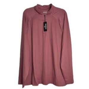 Rhone Session Mens Small Quarter Zip Tulipwood Pullover Performance Wear NWT